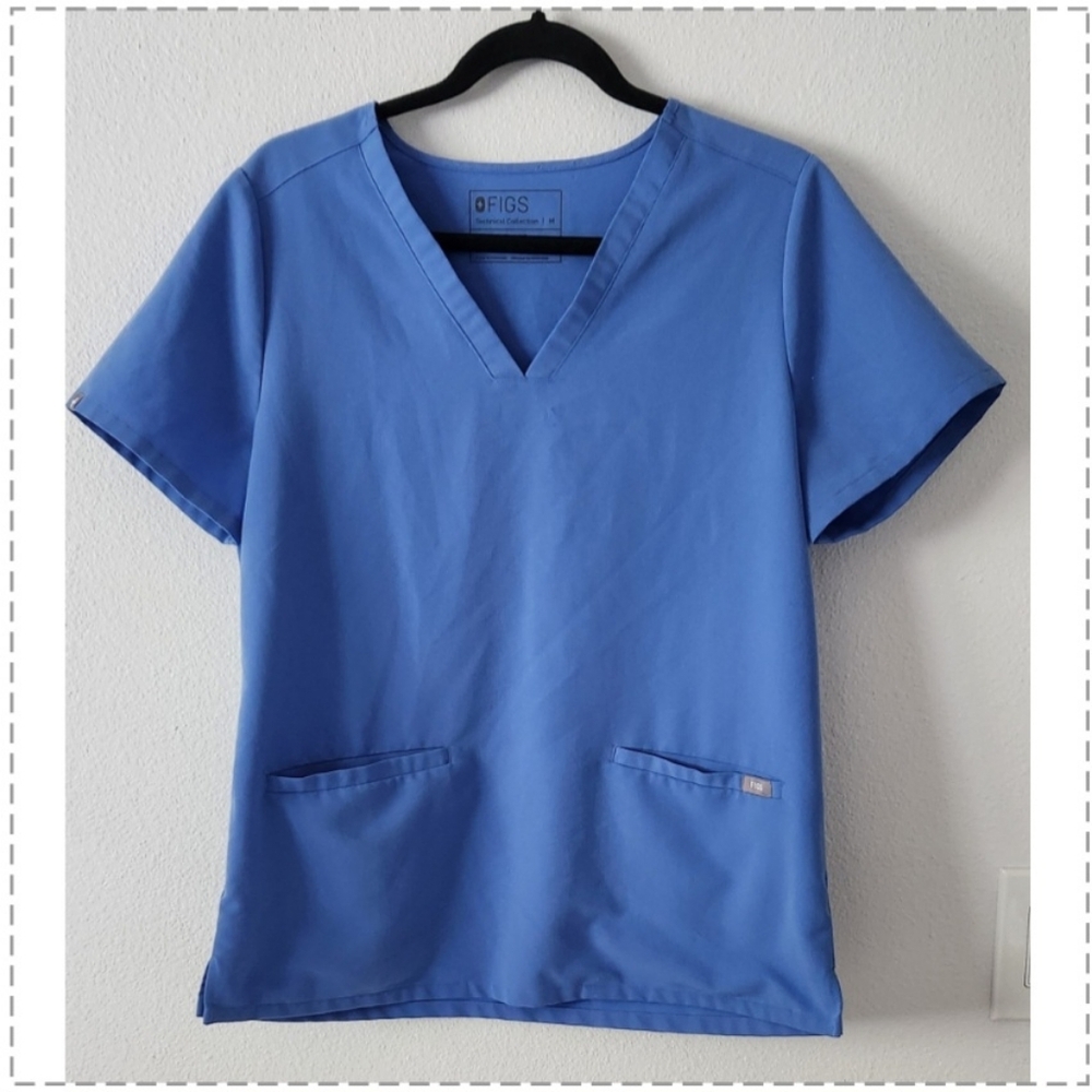 Figs Casma Scrub Top 💙